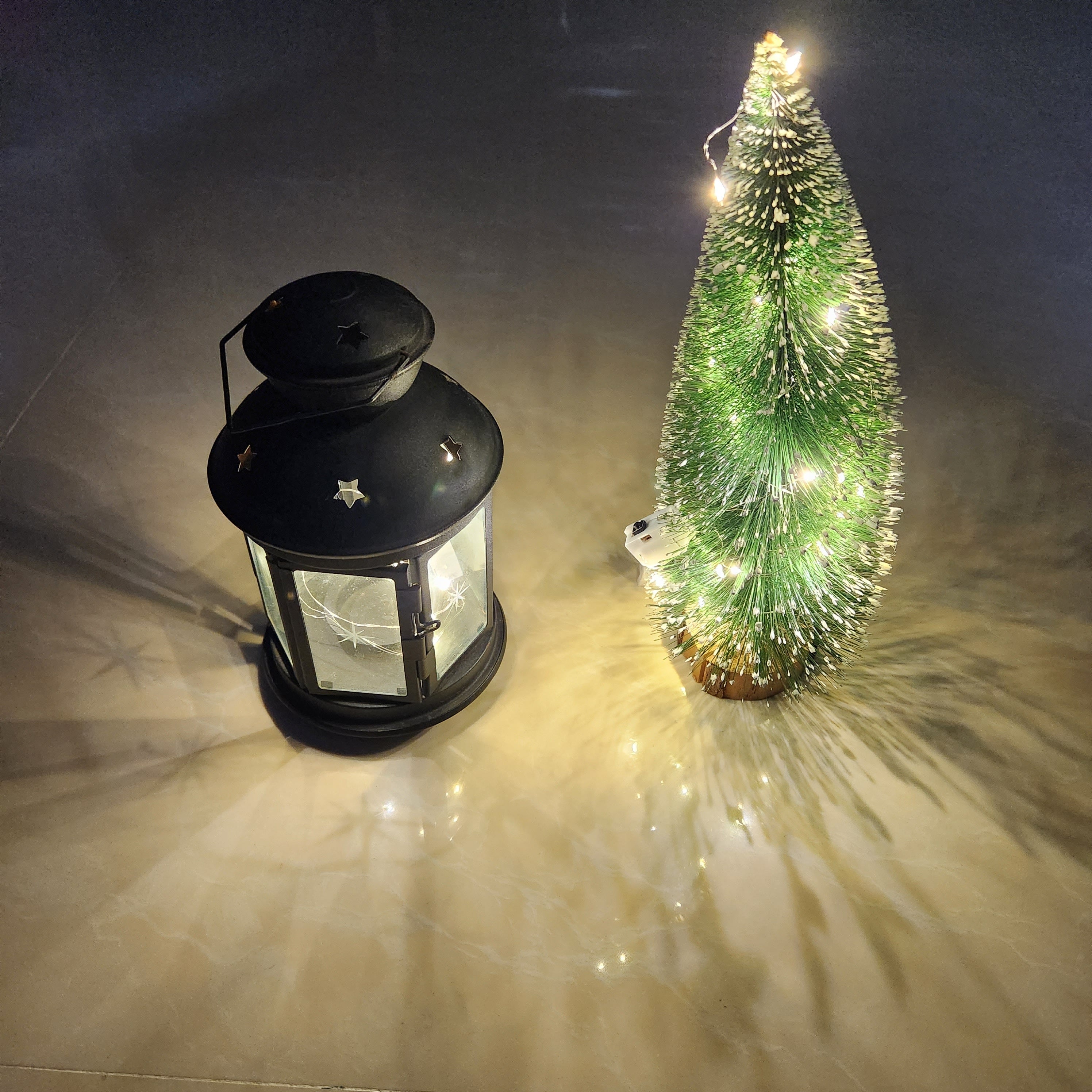 Warm LED Lights String Small Box Holiday Party Decoration Christmas Tree