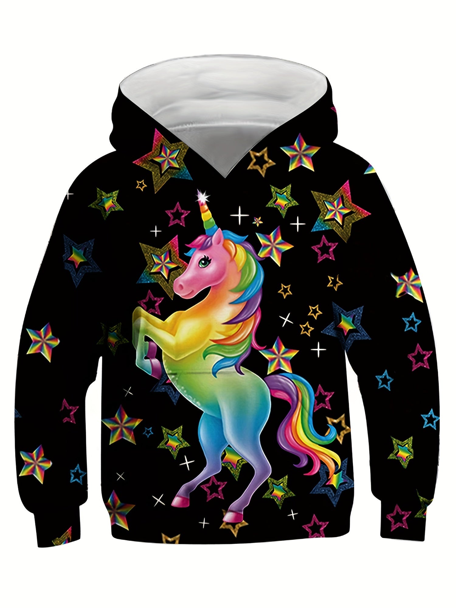 Boys Cartoon Animal Graphic Hoodie 3D Printed Hooded Top
