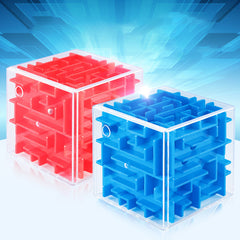 3D Cube Maze Marble Run ABS Puzzle Toy for Kids