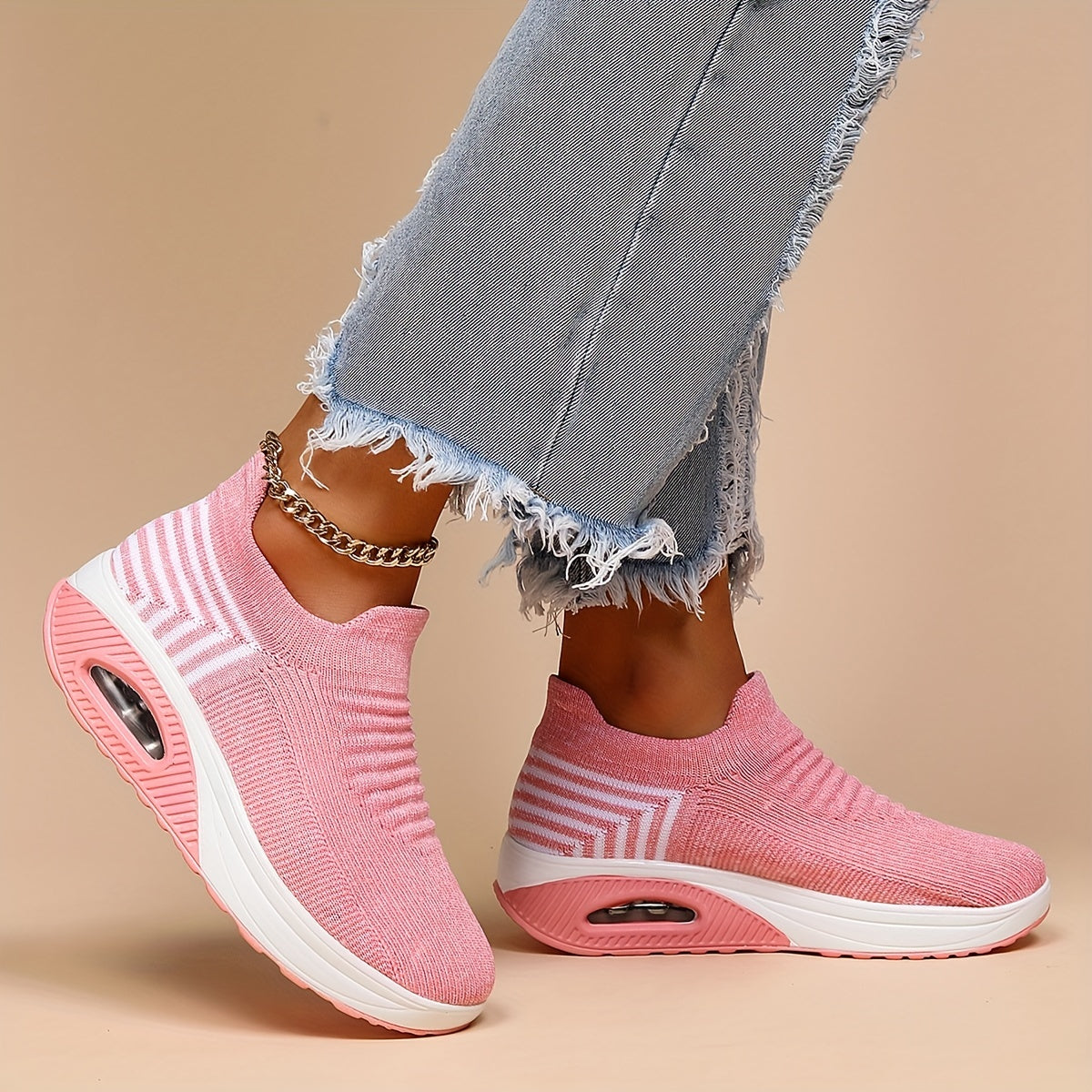 Women's Air Cushion Slip-On Running Shoes