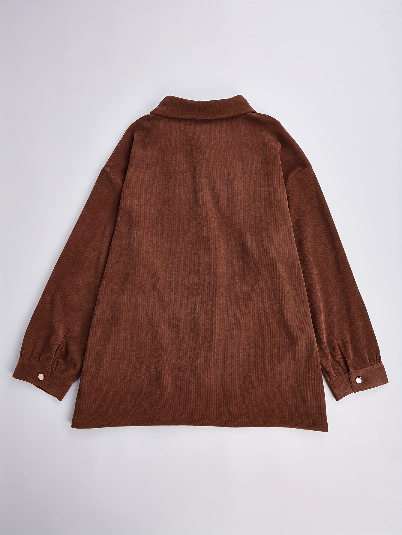  Corduroy Button Up Blouse