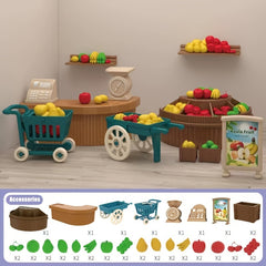 Doll Furniture Dollhouse Accessories Mini Housewarming DIY