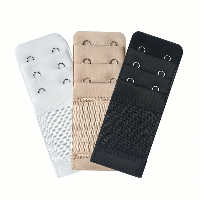 3pcs 2 Hooks Bra Extenders Comfortable Adjustable Bra Band
