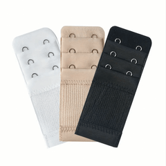 3pcs 2 Hooks Bra Extenders Comfortable Adjustable Bra Band