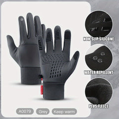 Warm Windproof Touch Screen Gloves For Cycling Driving