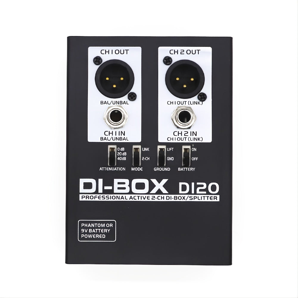Professional DI BOX Splitter for Guitar