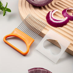 Onion Holder Slicer Stainless Steel Kitchen Tool