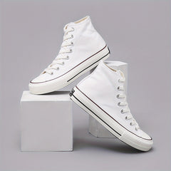 Men's High Top Canvas Shoes Lightweight Casual Sneakers