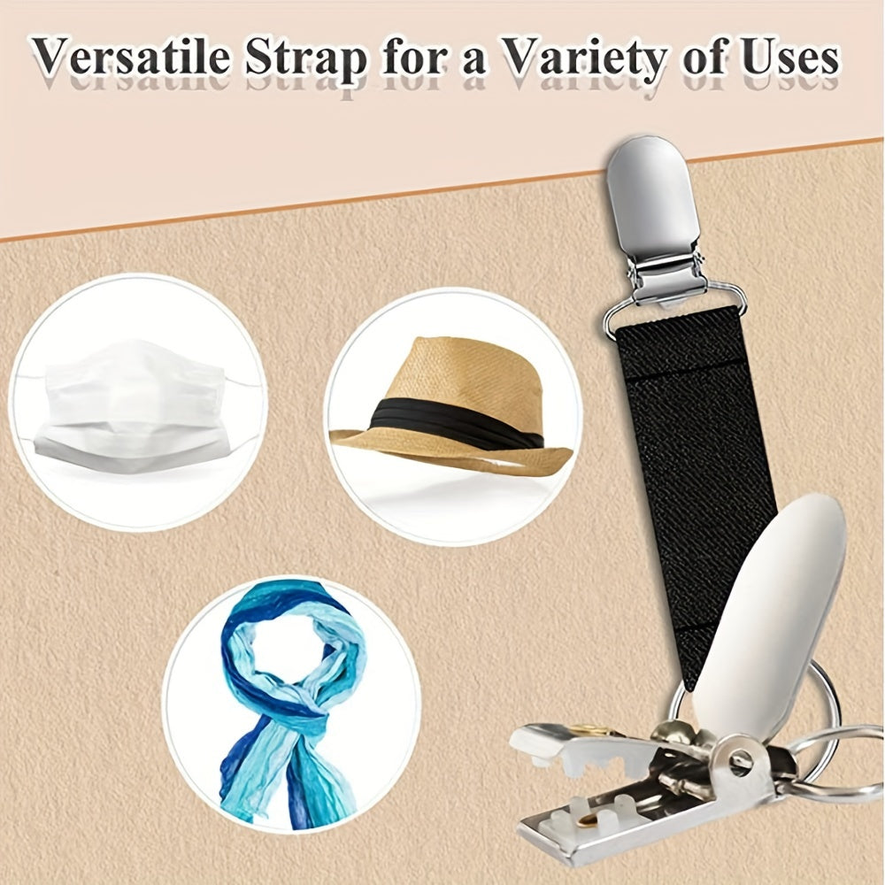 1pc Travel Hat Clip Elastic Hat Holder for Women Men