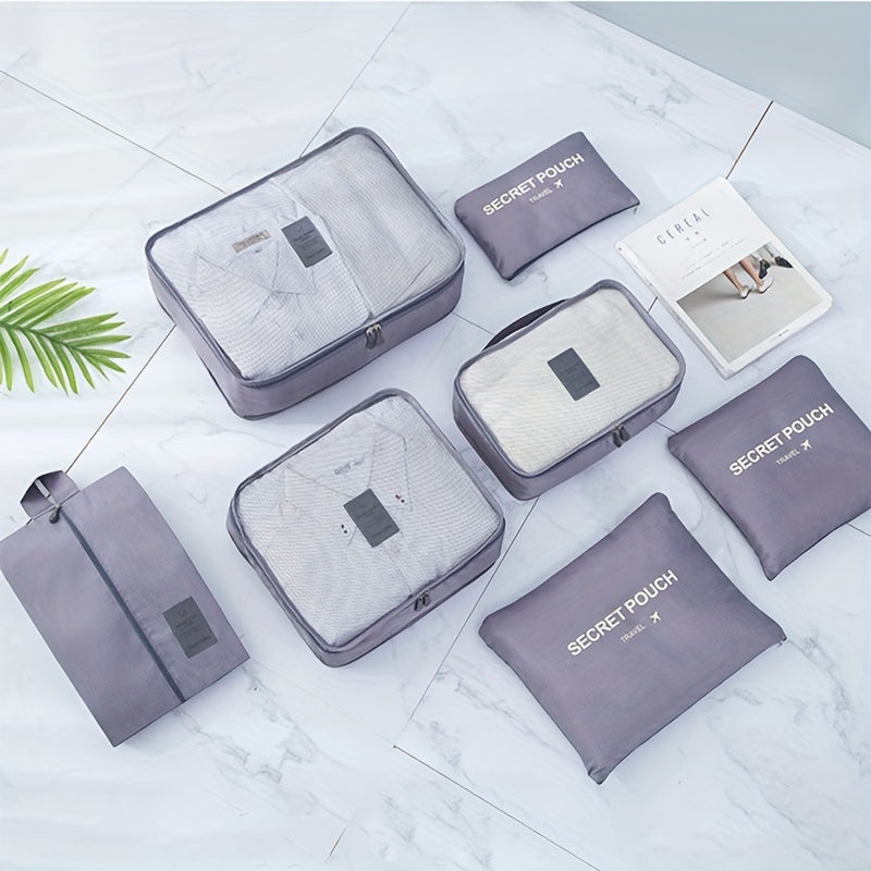 Travel Supplies Set Storage Bag Large Version 7 Pieces Business Trip Storage