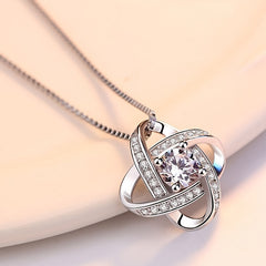 Zircon Pendant Necklace Birthday Gift To My Unbiological Sister