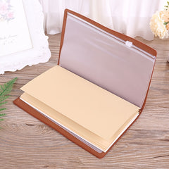 Vintage Portable Notebook with 144 Sheets - Perfect Holiday Gift Idea