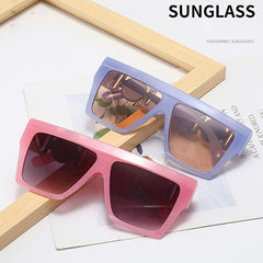 Y2K Square Sunglasses Candy Oversized Frame Eyewear
