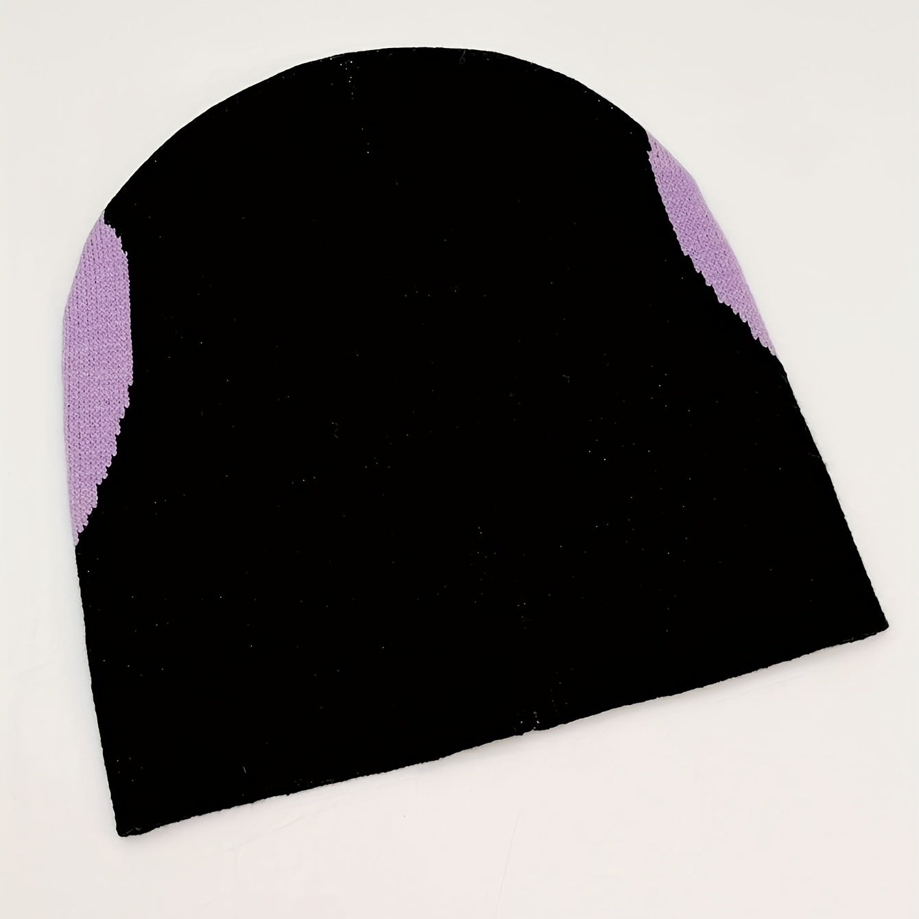 Red Heart Jacquard Beanie Warm Knit Hat Elastic Knitted Skull Cap