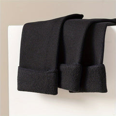 Plush Lined Socks for Warmth & Comfort - Women's Mid Tube Stockings