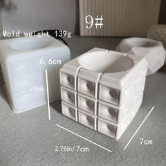 Silicone Mold for Plant Pot, Candle Holder, Aroma Wax, Succulent Flower Pot