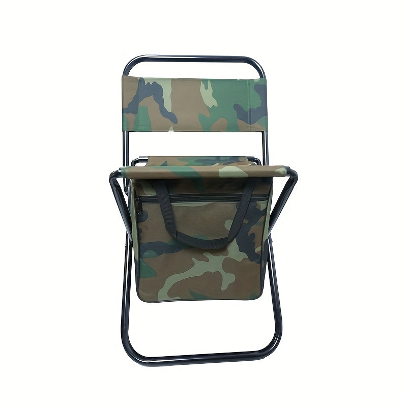 Camouflage Folding Backpack Chair For Outdoor Activities