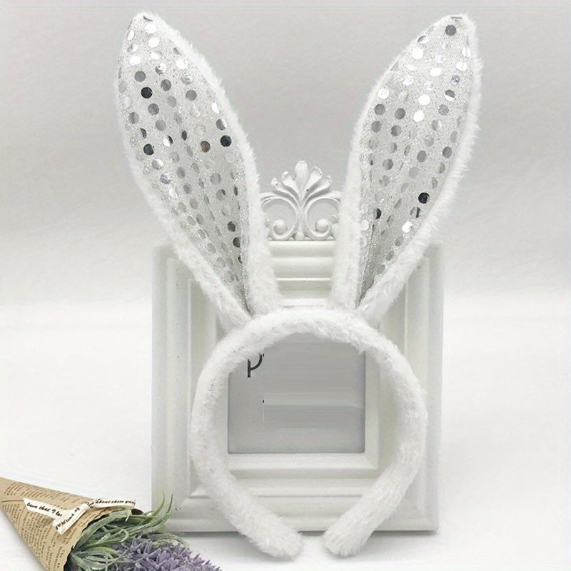 Bunny Rabbit Ear Headband Plush Hairband Costume Party Easter Hair Accessories
