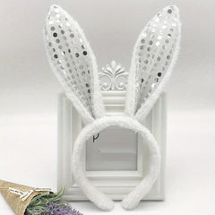 Bunny Rabbit Ear Headband Plush Hairband Costume Party Easter Hair Accessories