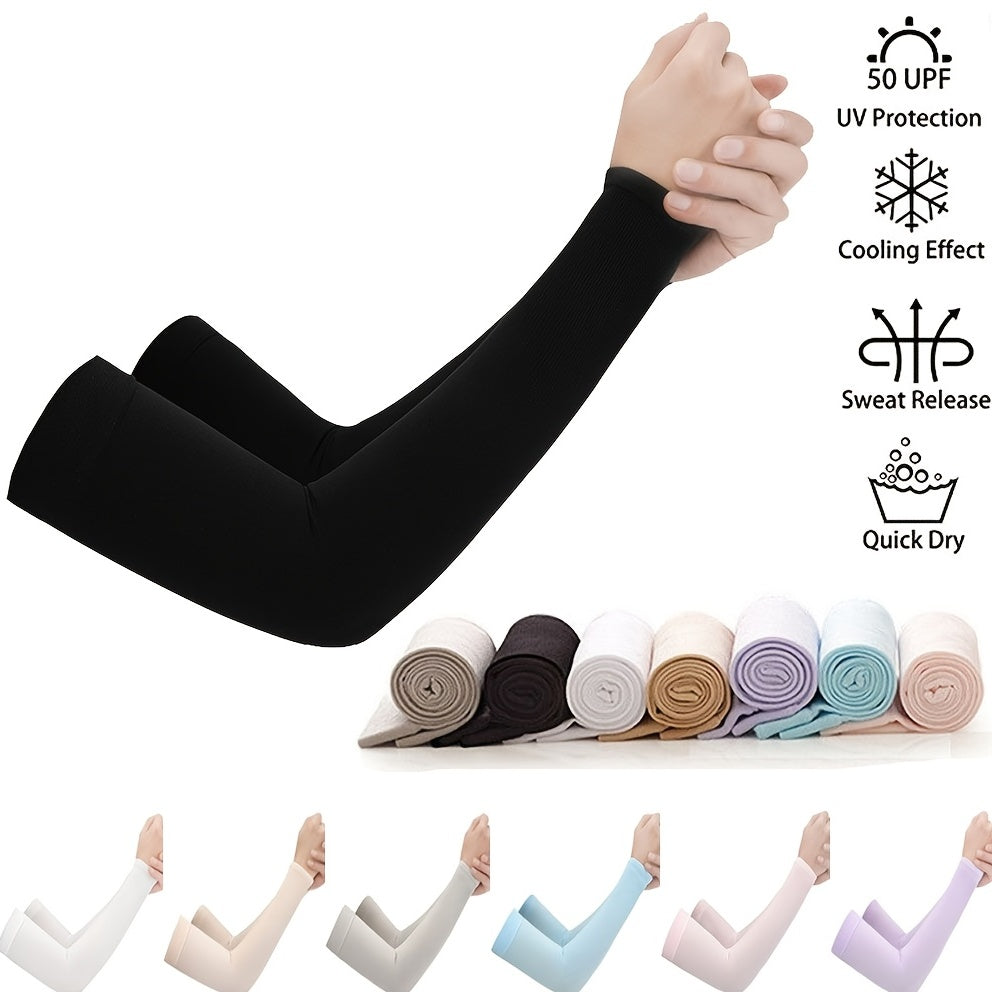 UV Protection Arm Sleeves for Running Fishing Cycling - 2pcs
