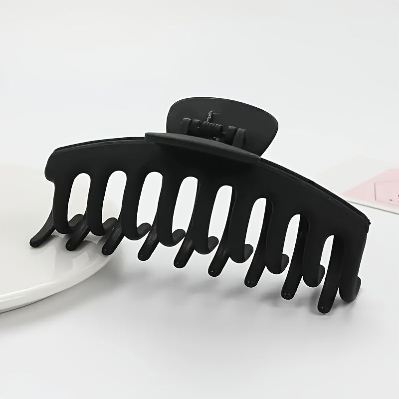 Matte Large Hair Claw Clip Non Slip Strong Hold Hair Jaw Clip