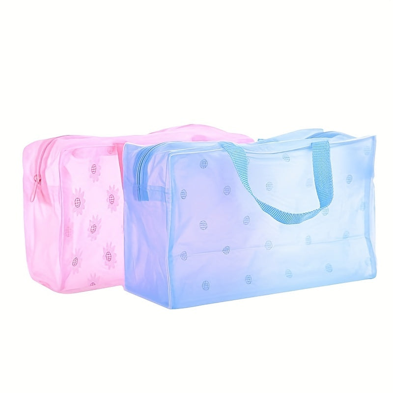 Large Capacity Makeup Pouch Portable Cosmetic Storage Bag