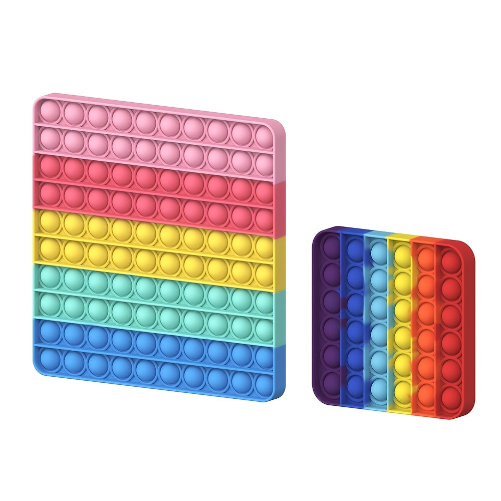 Square Fidget Bubble Popper Pop It Sensory Toy For Kids And Adults
