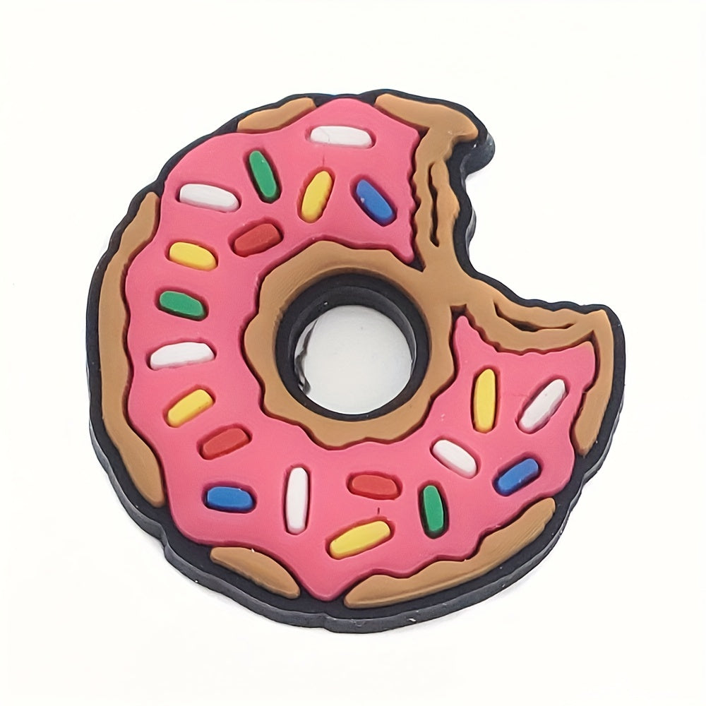 30pcs Cartoon Food & Beverage Shoe Charms Decorations Party Favors