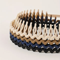 4pcs Wavy Headband Nonslip Style Hair Accessories