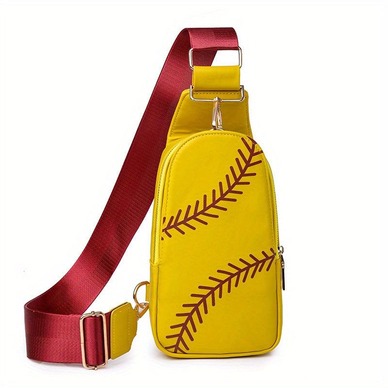 Striped Casual Chest Bag Portable Shoulder Bag