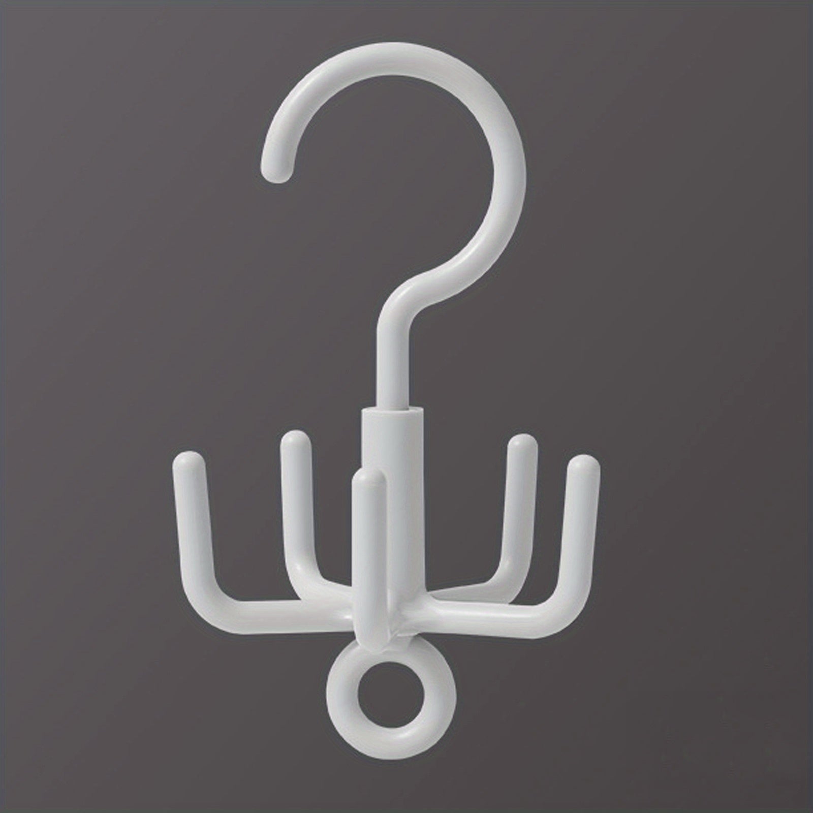 Rotatable Plastic Hanger Hook with 4 Claws