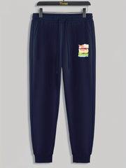 Landscape Painting Print Men's Pants Drawstring Sweatpants Casual Trousers