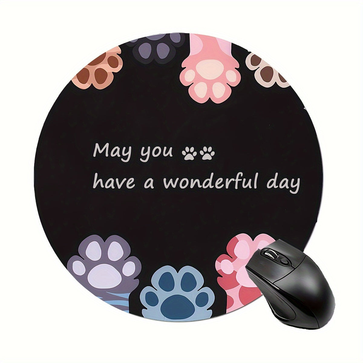 20x20cm Waterproof E-sport Mouse Pad Non-slip Rubber for PC Office Work