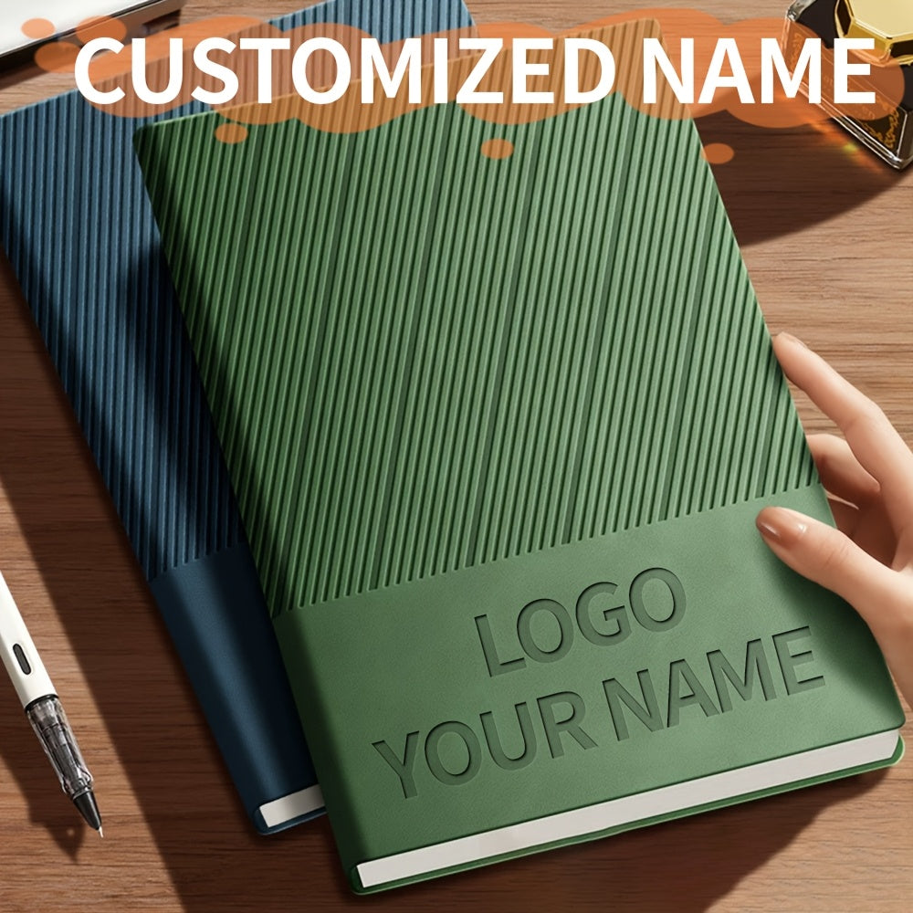 Personalized A5 Teal Red Notebook with Soft Cover