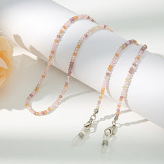 Crystal Beaded Glasses Chain Colorful Lanyard for Women Girls