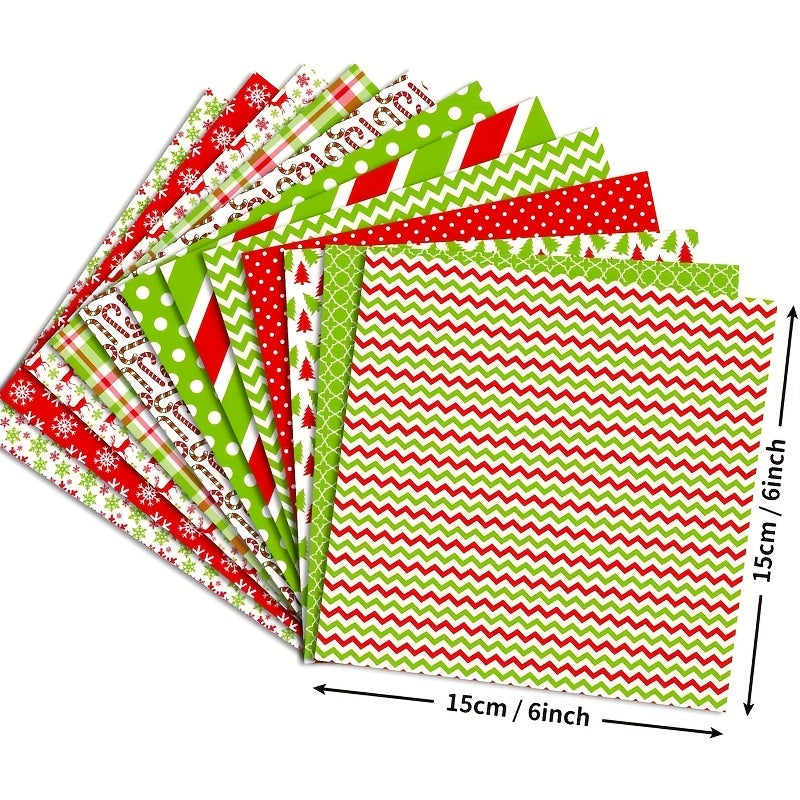 12pcs Scrapbook Paper Pads 15x15cm - DIY Crafts Decoupage Supplies
