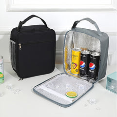 Large Capacity Insulated Lunch Bag Waterproof Durable Oxford Cloth