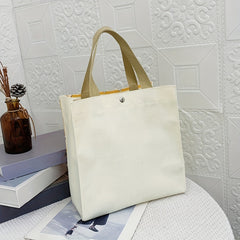 Cartoon Figure Print Tote Satchel Bag Large Capacity Shoulder Bag