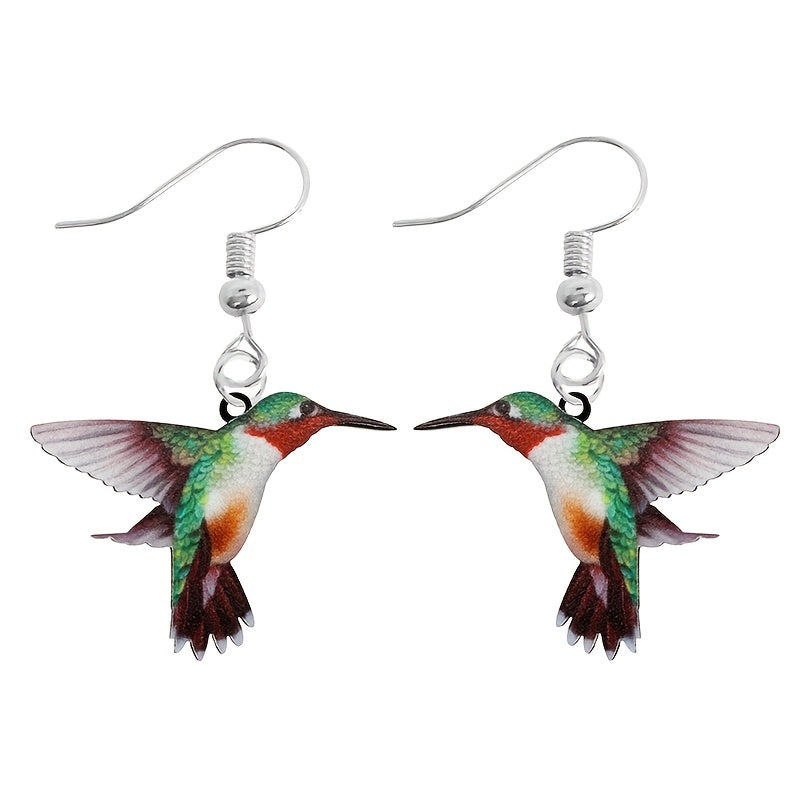 Funny Animal Dangle Earrings Acrylic Jewelry Personality Gift For Women