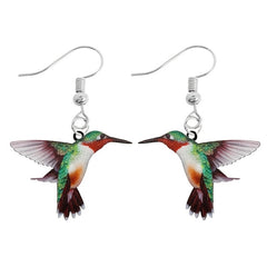 Funny Animal Dangle Earrings Acrylic Jewelry Personality Gift For Women