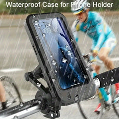 Waterproof Bike Phone Holder 360&deg; Handlebar Clip
