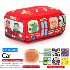 Baby Tissue Box Sensory Toy with Pleated Toys