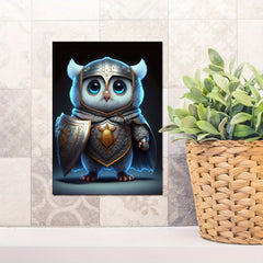 Modern Baby Owl Warrior Wall Sticker for Kids Room Decor