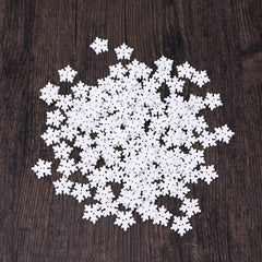 Snowflake Buttons Christmas Wooden 18mm for Knitting Sewing DIY Scrapbook Crafts