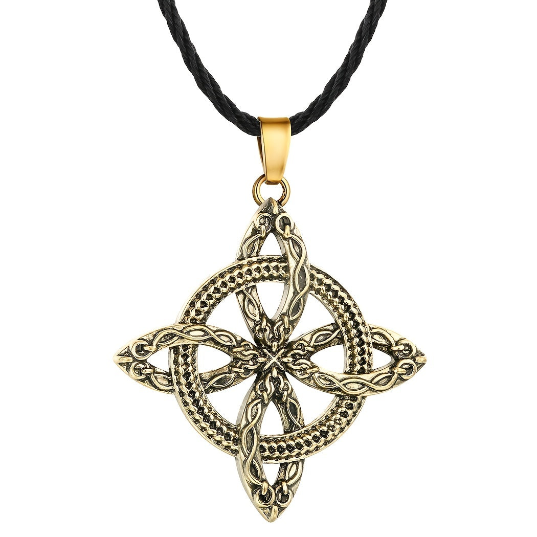 Vintage Viking Planet Necklace Men's Amulet Jewelry