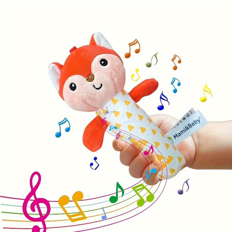 Soft Plush Fox Baby Music Toy - Nursery and Playtime Sensory Development