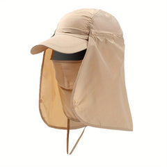 1pc Unisex Sun Protection Baseball Cap for Fishing