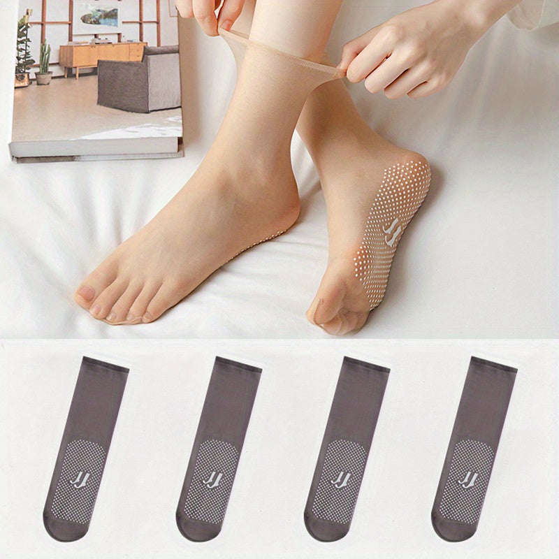 Mesh Lace Socks Non-Slip Mid Tube Stockings