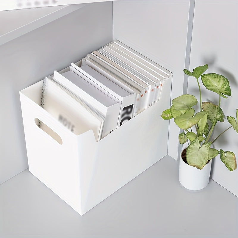 Desktop Book Storage Box Large Foldable Organizer Multifunctional