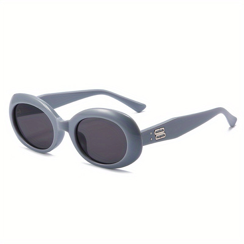 Men's Retro Cat Eye Sunglasses Oval Frame Glasses
